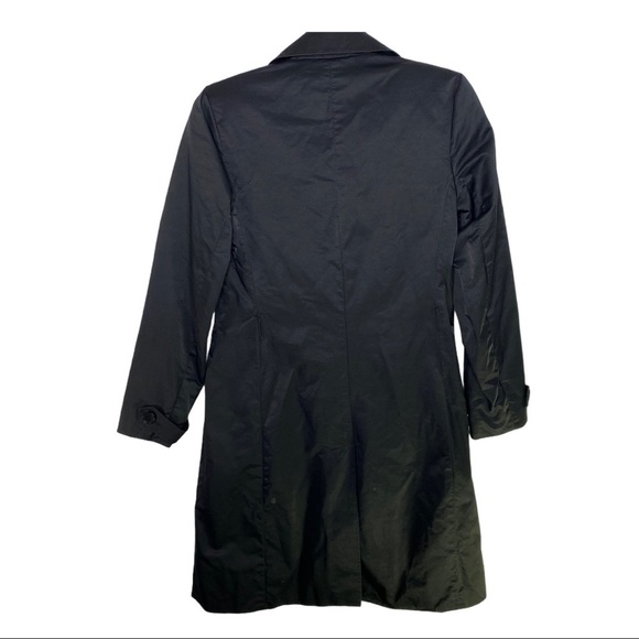 Kenneth Cole Black Sateen Trench - Picture 5 of 15